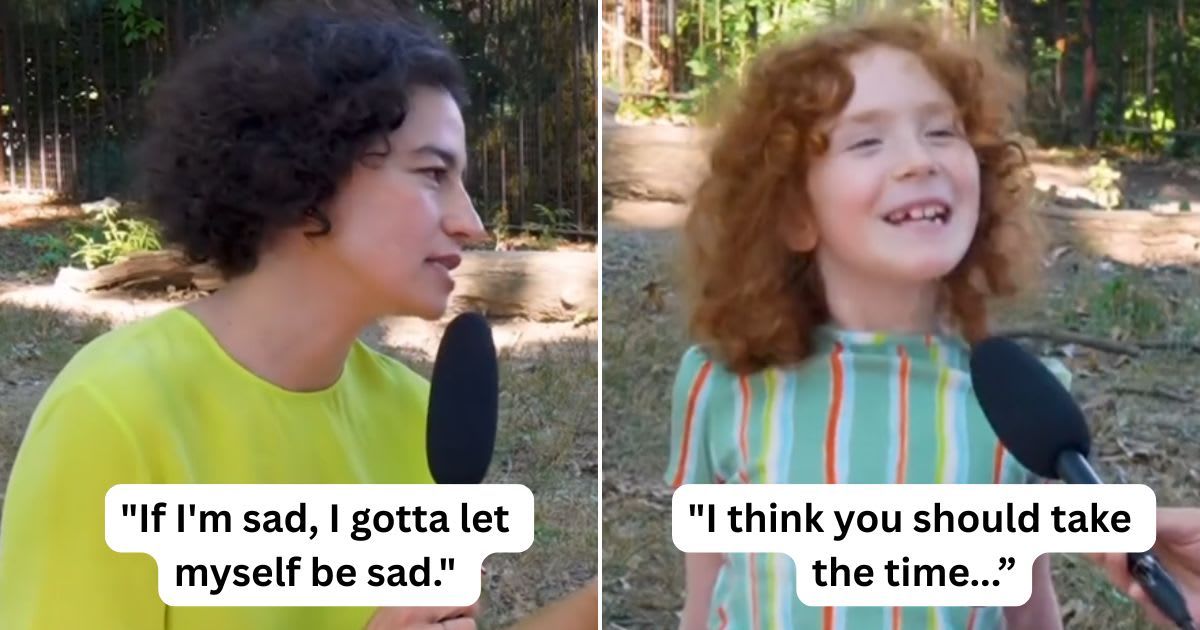 Screenshots of a woman and a little girl. (Cover Image Source: TikTok | @recesstherapy)