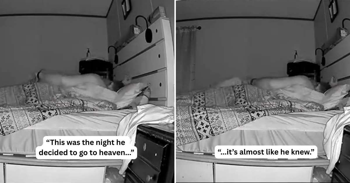 Black and white images of the couple on their bed. ( Cover Image Source: TikTok | @beware868)