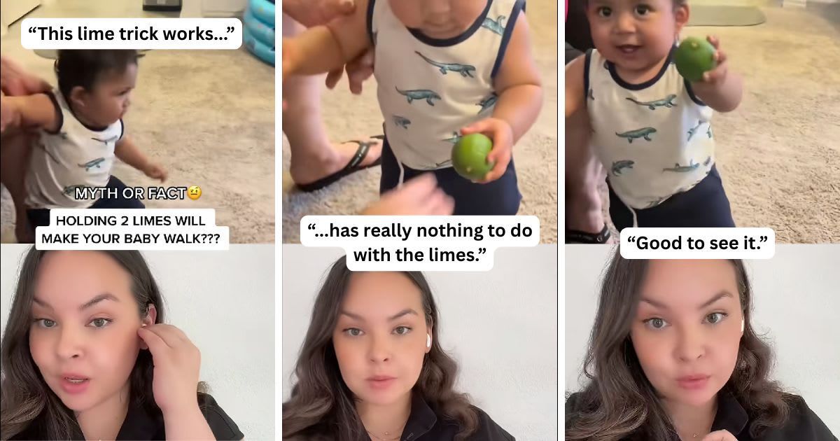 A pediatrician expert explains how the lime trick works. (Cover Image Source: TikTok | @thebabypt)