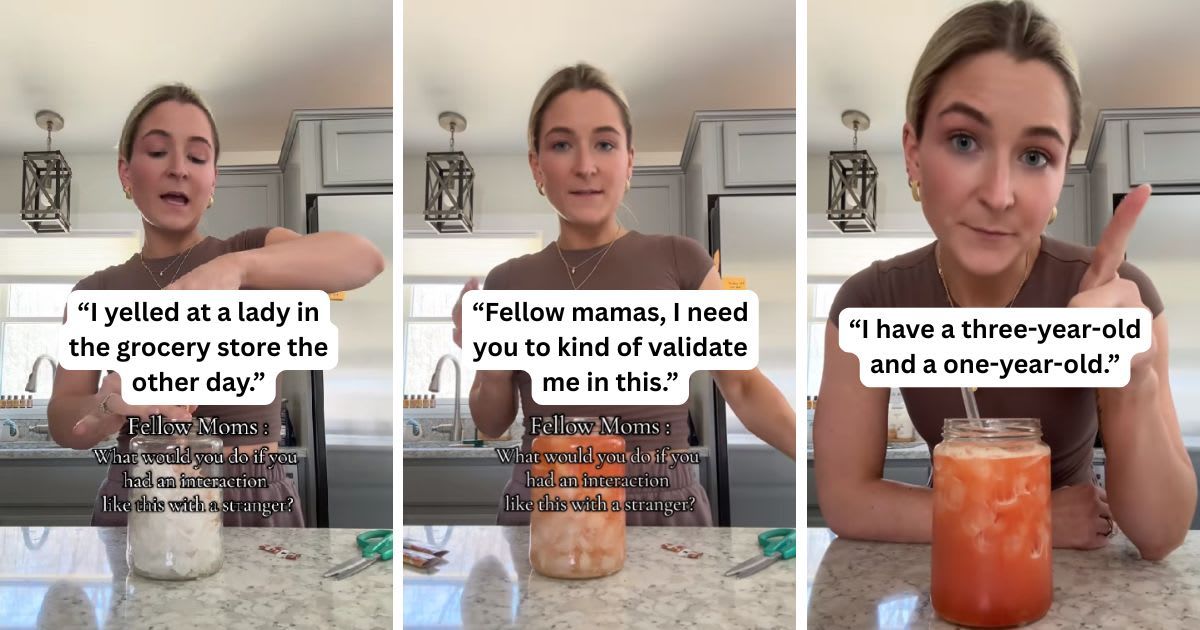 Mom of two shares her chilling ordeal with a stalker at a grocery store. (Cover Image Source: TikTok | @michelejeannette)