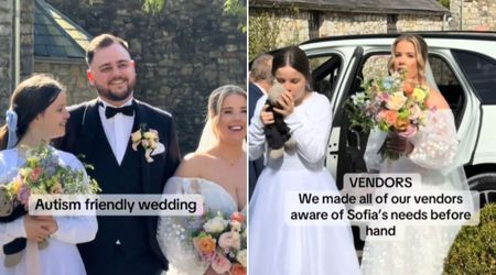 Bride plans her wedding around her autistic daughter — thus, creating a moment no one will forget