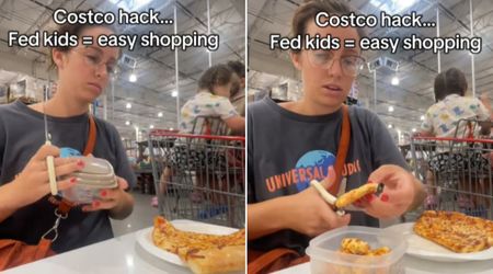 Mom shows an easy trick under $2 that can help you get through Costco shopping with two kids
