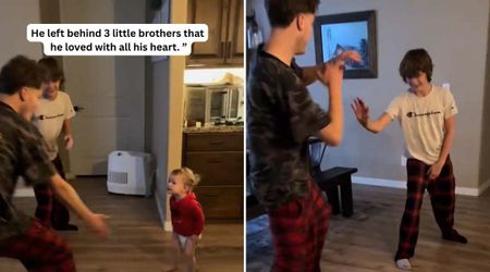 Mom films her son playing with his little brothers not knowing it would be their last memory together