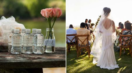 Guests go thirsty after 'bridezilla' bans water bottles to save the 'wedding aesthetic'