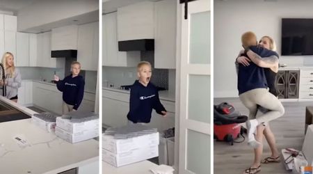 Military mom makes an unexpected return and her 11-year-old daughter's reaction said it all