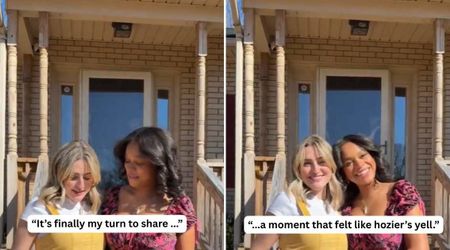 Best friends thought they were just taking a baby bump photo — then came the double surprise