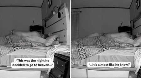 Security footage captures a husband kissing his wife — but sadly, it would be their last memory