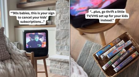 '90s mom cancels streaming to thrift VHS tapes of classic shows for her kids: ‘Best idea ever...’