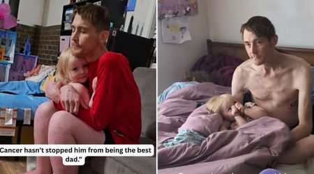 Dad who is battling terminal illness shows what fatherhood really means: 'He's trying...'