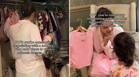 Toddler insists on wearing her princess dress 6 out of 7 days a week — now she is a 'style icon'
